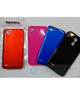گارد ژله ای براق برند remax  گوشی  ال جی مدل q6 کیو 6 -  ( کیفیت فوق العاده نرم ) - محافظ 360 درجه - با رنگ بندی  q6 کیو 6